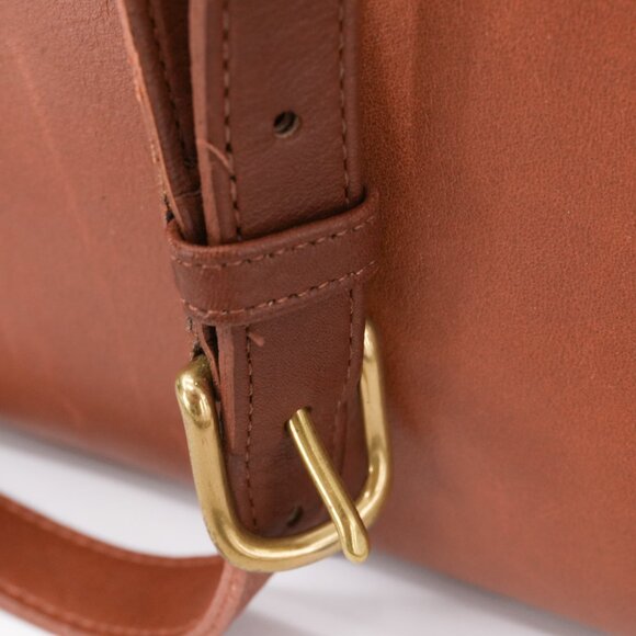 Vintage COACH Purse Taylor Legacy 90s Brown Leather Crossbody Bag USA Made - Picture 8 of 14